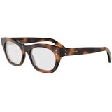 Celine 3 Dots Havana Cat Eye Eyeglasses ONE SIZE (53) Havana/Kristalna Cene