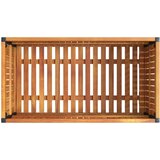  Vrtna sadilica 85 x 45 x 44 cm masivno bagremovo drvo i čelik | Eponuda.com