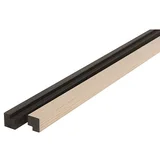 Zaključna letvica za akustične panele (3.000 x 25 x 22 mm, 2 kos, Svetli hrast)