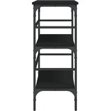  Konzolni stol crni 100 x 32 x 75 cm od konstruiranog drva | shoptok.hr