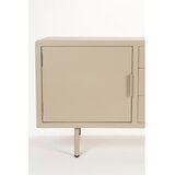 White Label Bež komoda 140x55x40 cm Kos – | Shoptok.si