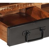 vidaXL Klubska mizica večbarvna 90x50x36 cm trden predelan les | Shoptok.si