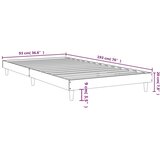  Za krevet boja hrasta 90x190 cm konstruirano drvo | shoptok.hr