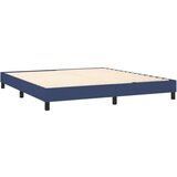  Box spring s madracem LED plavi 180x200 cm od tkanine | shoptok.hr