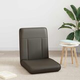 Podesivi podni naslonjač Siva Umjetna koža | shoptok.hr