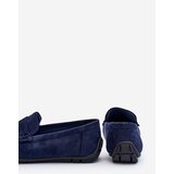Boto marka niezdefiniowana Men's Suede Moccasins Dark Blue Wesley | Shoptok.si