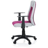 MID.YOU Mladinski Vrtljivi Stol Kiddy Extra, Siva, Roza | Shoptok.si
