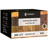  LED svjetlosna zavjesa – 200 LED lampica, toplo bijela Cijene