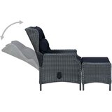  5-dijelni vrtni blagovaonski set tamnosivi | shoptok.hr
