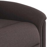  Električni naslonjač od tkanine tamnosmeđi | shoptok.hr