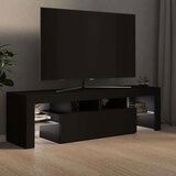 vidaXL TV ormarić s LED svjetlima crni 140x36,5x40 cm | shoptok.hr