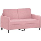  2-dijelni set sofa s jastucima ružičasti baršunasti | shoptok.hr