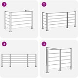  Ograja za koš za smeti Rjava 161 x 85 x 115 cm Aluminij in WPC, (5000241926) | Shoptok.si
