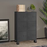 vidaXL industrijska arhivska omarica antracitna 75x40x115 cm kovina Cene