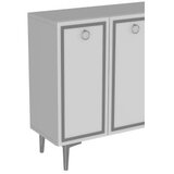 Hanah home komoda wolly KM120 white silver | ePonuda.com