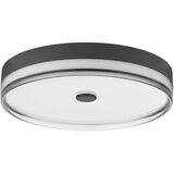 Nova Luce Mat črna jeklena LED zatemnitvena stropna svetilka Helios – u