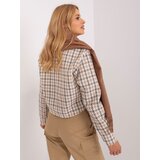 Wool Fashion Italia Scarf-AT-SZ-23185.62P-brown | Shoptok.si