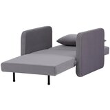 Modern Living Naslanjač York, Siva, Žamet, Ležišče | Shoptok.si