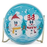 Disney Snowman Mickey Minnie Snow Globe Crossbody Bag | Eponuda.com