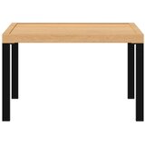  Vrtni stolić za kavu crni 65 x 65 x 40 cm aluminijski | Eponuda.ba