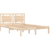  Okvir za krevet od masivnog drva 150 x 200 cm veliki bračni | shoptok.hr