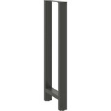  Noge za barski stol antracit boje 2 kom 50 x (110-111) cm čelik | shoptok.hr