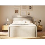 Maison de Rêve Sivo-bež boxspring krevet s prostorom za odlaganje 200x200 cm Fresco – | shoptok.hr
