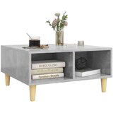  Stolić za kavu siva boja betona 60 x 60 x 30 cm od iverice | shoptok.hr