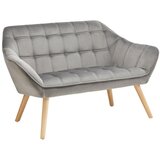 Bessagi Home dvosed monique, temno siva, žamet | Shoptok.si