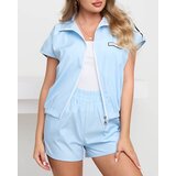Resti Women's blue sports zip-up sweat suit - Clothing | Shoptok.si