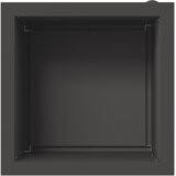  Vrtna posuda za sadnju s LED svjetlom Crna 40 x 40 x 40 cm Slike
