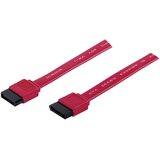 Manhattan trdi disk priključni kabel [1x 7-polni ženski konektor SATA - 1x 7-polni ženski konektor SATA] 0.50 m rdeča, (20410759) | Shoptok.si