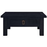  Klubska mizica svetlo črna kava 68x68x30 cm trden mahagonij, (20797339) | Shoptok.si