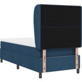 Box Spring Krevet s Madracem Plavi 90x200 cm Tkanina | shoptok.hr
