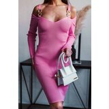 Beloved Rumi obleka roza | Shoptok.si