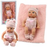 Baby Doll with Blanket, White and Pink Clothes, Hat, 18 cm Cijene