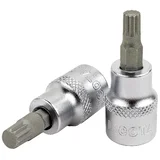 M10 Nastavek za notranji zob, 1/2 Spline, CrV S2 jeklo, kratka izvedba, XZN profil in natančen prenos moči, (5000222122)