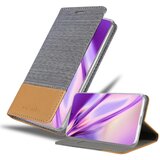Cadorabo Ohišje, združljiv s Samsungom v svetlo sivo rjavi barvi - zaščitni pokrov z magnetnim zapiranjem, stoječo funkcijo in režo za kartico, (20567729) | Shoptok.si