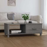 vidaXL stolić za kavu tamnosivi 100 x 55 x 35 cm od masivne borovine | shoptok.hr