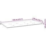  Klupa s jastukom 120 cm od bambusa | shoptok.hr