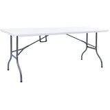  Sklopivi vrtni stol bijeli 180 x 72 x 72 cm HDPE | shoptok.hr
