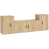  3-dijelni set TV ormarića boja hrasta sonome konstruirano drvo | shoptok.hr