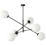  Luster na šipci LINEAR 6xE14/10W/230V crna/bela | Eponuda.com