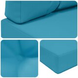  Zunanja blazina za kavč 2 pcs Kraljevo modra Poliester, (5000202690) | Shoptok.si