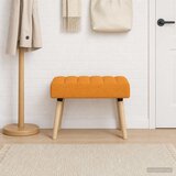  Klupa s utorima Tamno žuta 60 x 40 x 45 cm Tkanina | shoptok.hr