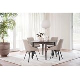 Rowico Okrugao proširiv blagovaonski stol od punog hrasta ø 120 cm Filippa – | shoptok.hr