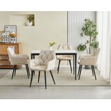  JORK Stolica od Baršuna s Crnim Nogama x 2 | shoptok.hr