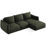 Makamii Zelena sklopiva kutna garnitura (s desnim kutom/s ležaljkom) Leila – | shoptok.hr