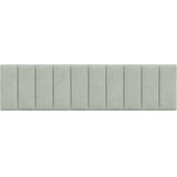 Jastuk za uzglavlje Hanko svjetlosivi 183 cm baršunasti - Svjetlosiva 183 cm 1 | shoptok.hr