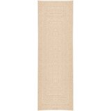  Tepih ZIZUR bež 80 x 250 cm s izgledom jute unutarnji i vanjski | shoptok.hr